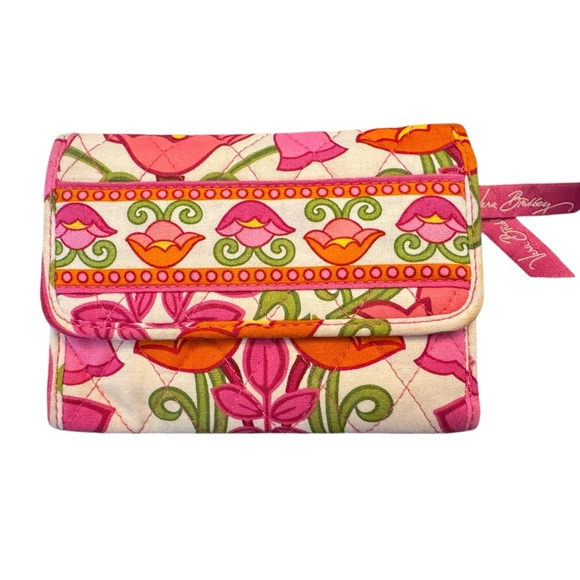 Vera Bradley Brightly Tulip Patterned Wallet - Picture 9 of 10